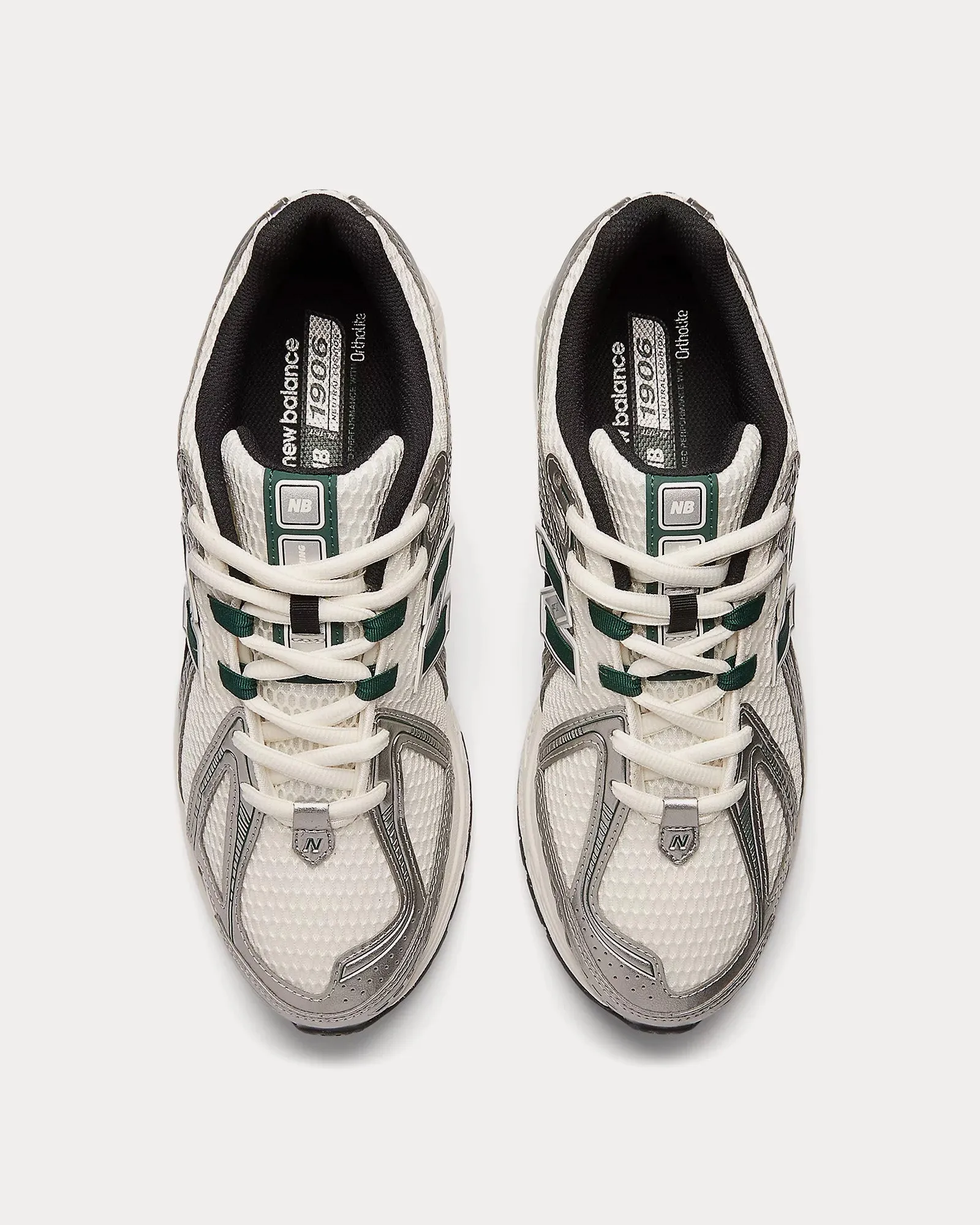 1906r Silver Metallic / Nightwatch Green / Sea Salt Low Top Sneakers