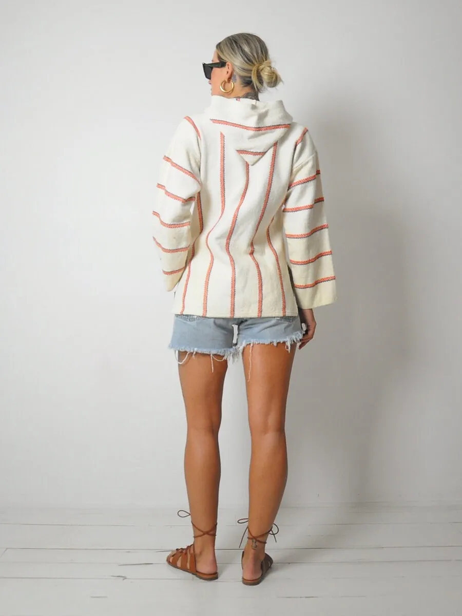 1970's Woven Beach Hoodie