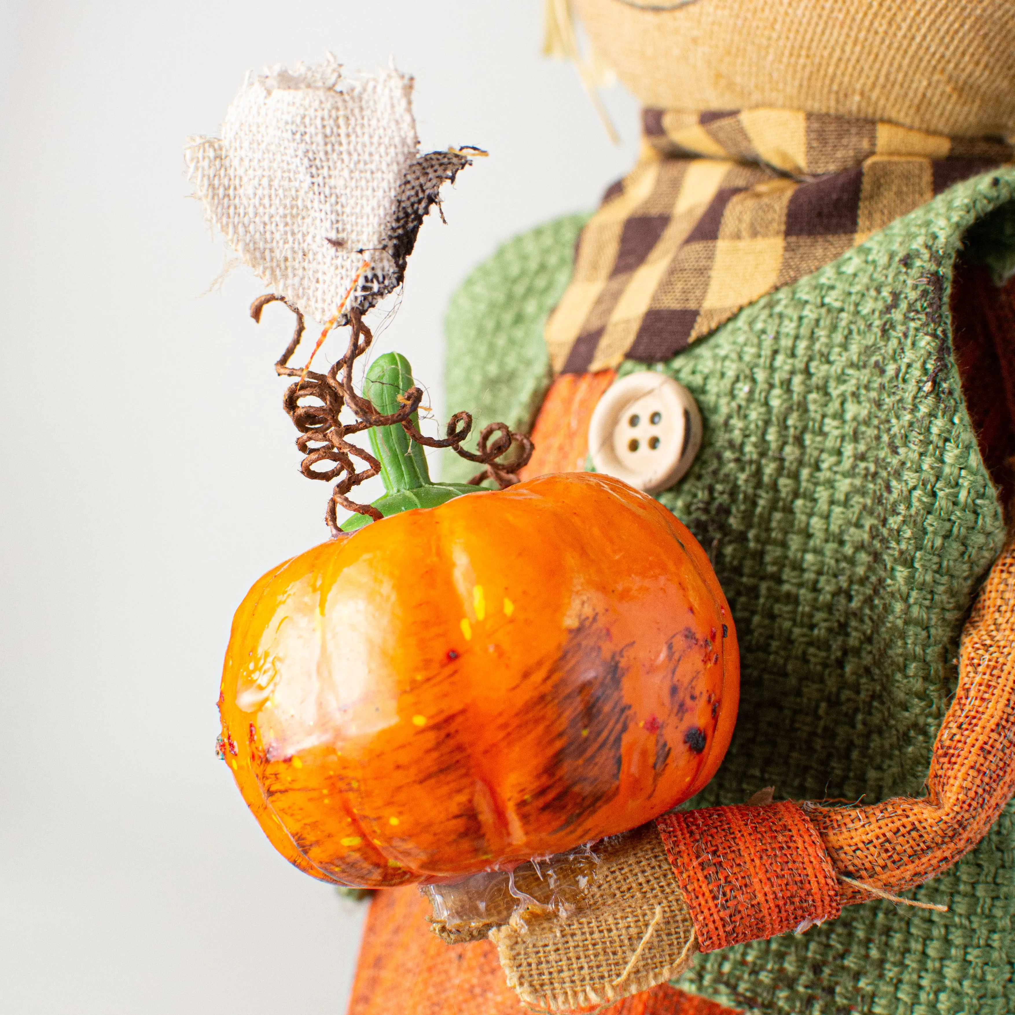 19" Standing Scarecrow Decoration: Girl