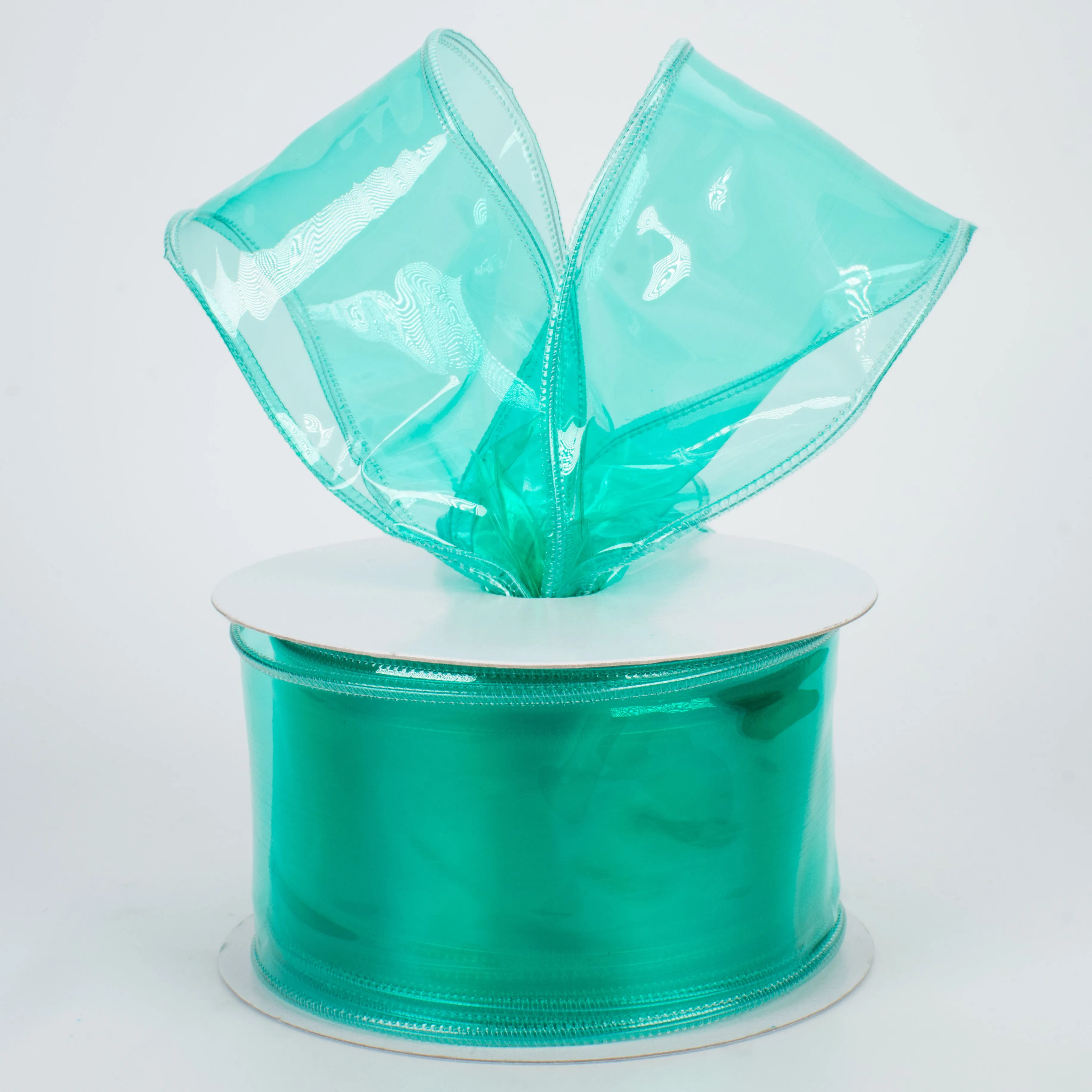 2.5" Jelly Ribbon: Aqua (10 Yards)