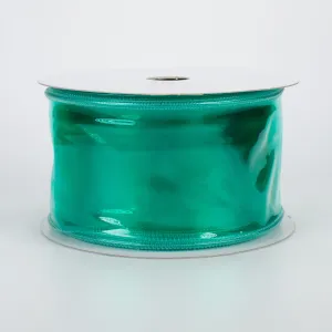 2.5" Jelly Ribbon: Aqua (10 Yards)