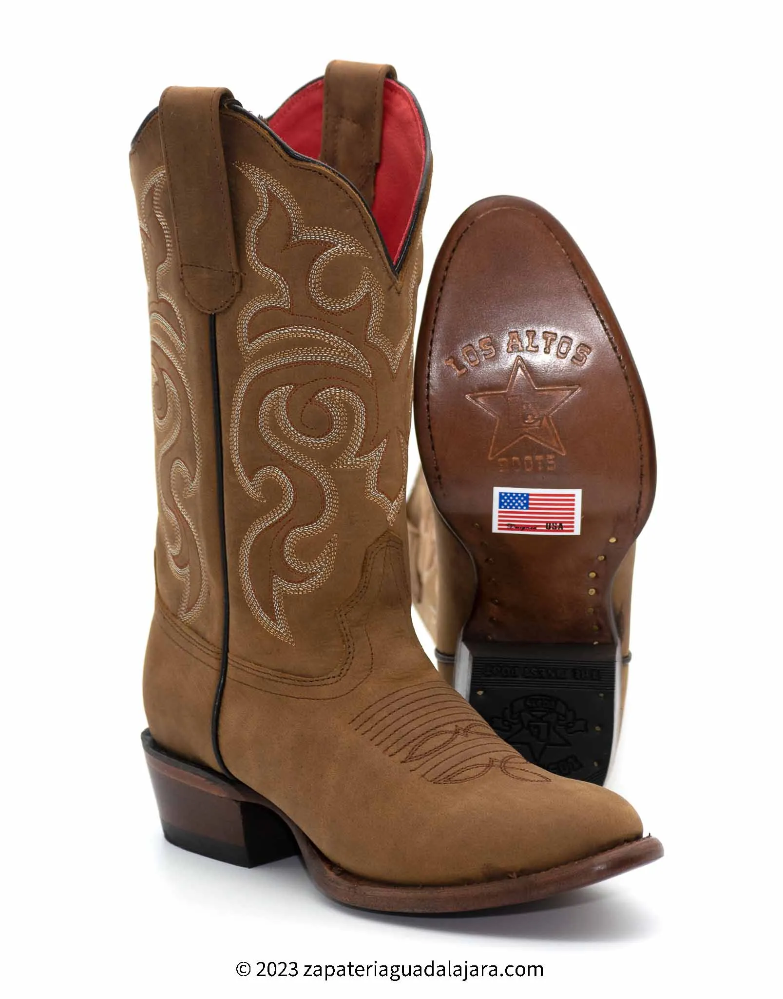 356231 OVAL TOE CRAZY TAN