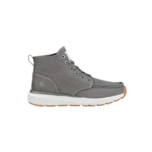 5" Women's Haslett Moc Toe Canvas Soft-Toe Chukka Grey