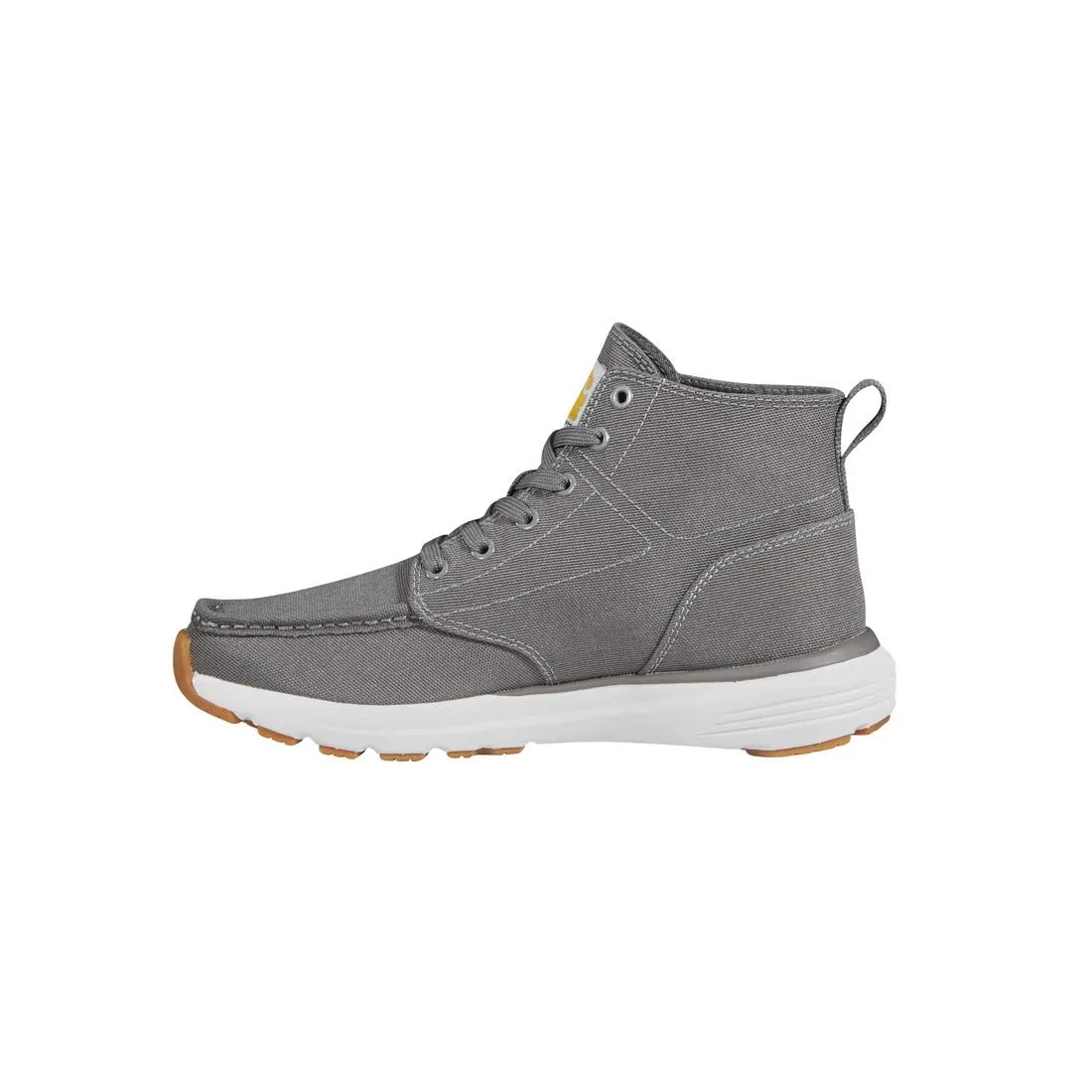 5" Women's Haslett Moc Toe Canvas Soft-Toe Chukka Grey