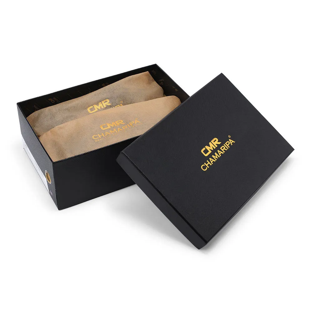 7 CM /2.76 Inches - CMR CHAMARIPA Customized Men Taller Shoes Hidden Heel Lift Shoes Woven Leather Elevator Shoes