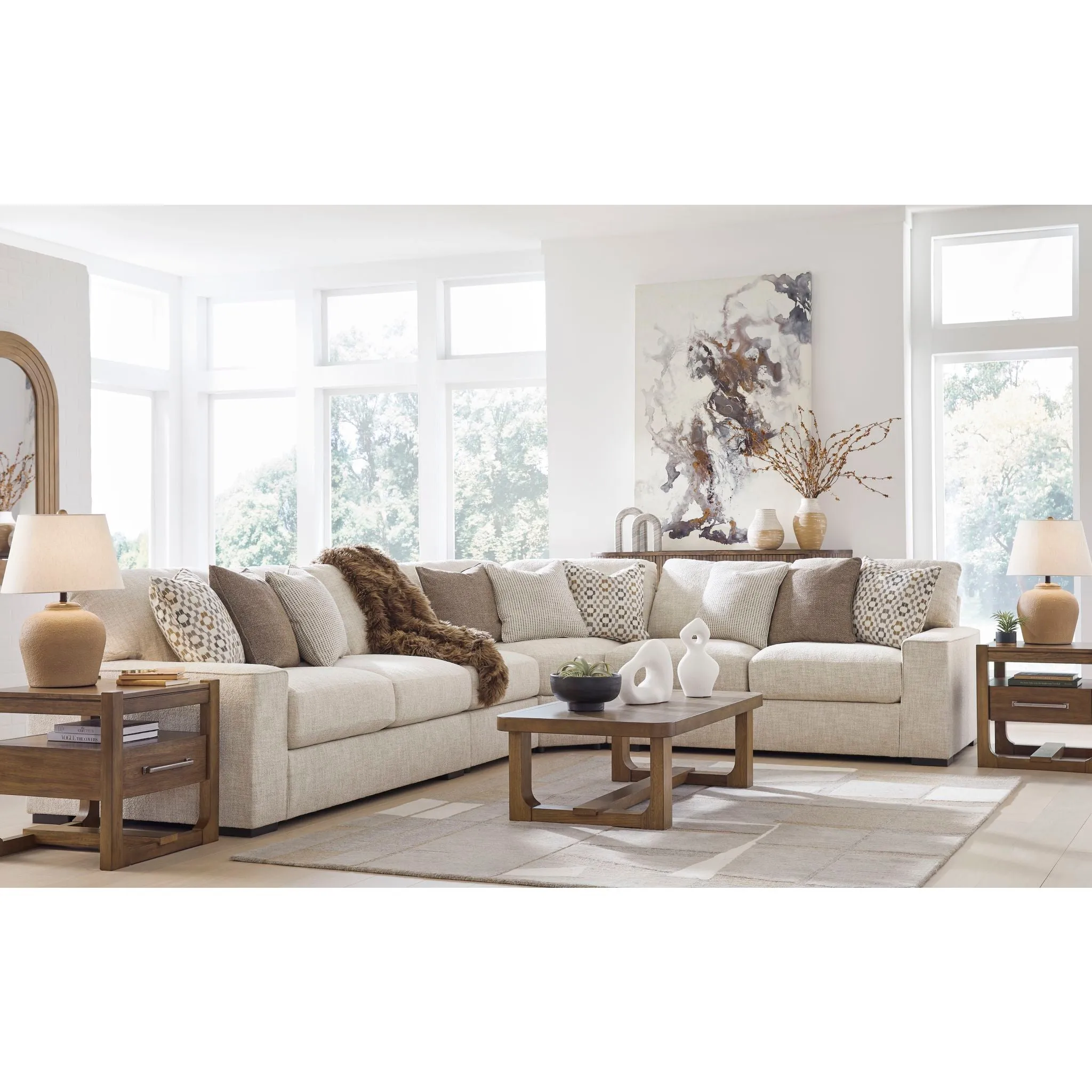 Abberson-Exclusive 4 Piece Sectional