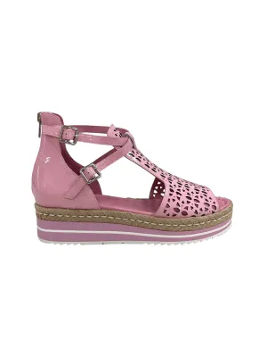 Accra Pink Patent Leather Espadrilles