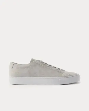 Achilles Suede Grey Low Top Sneakers