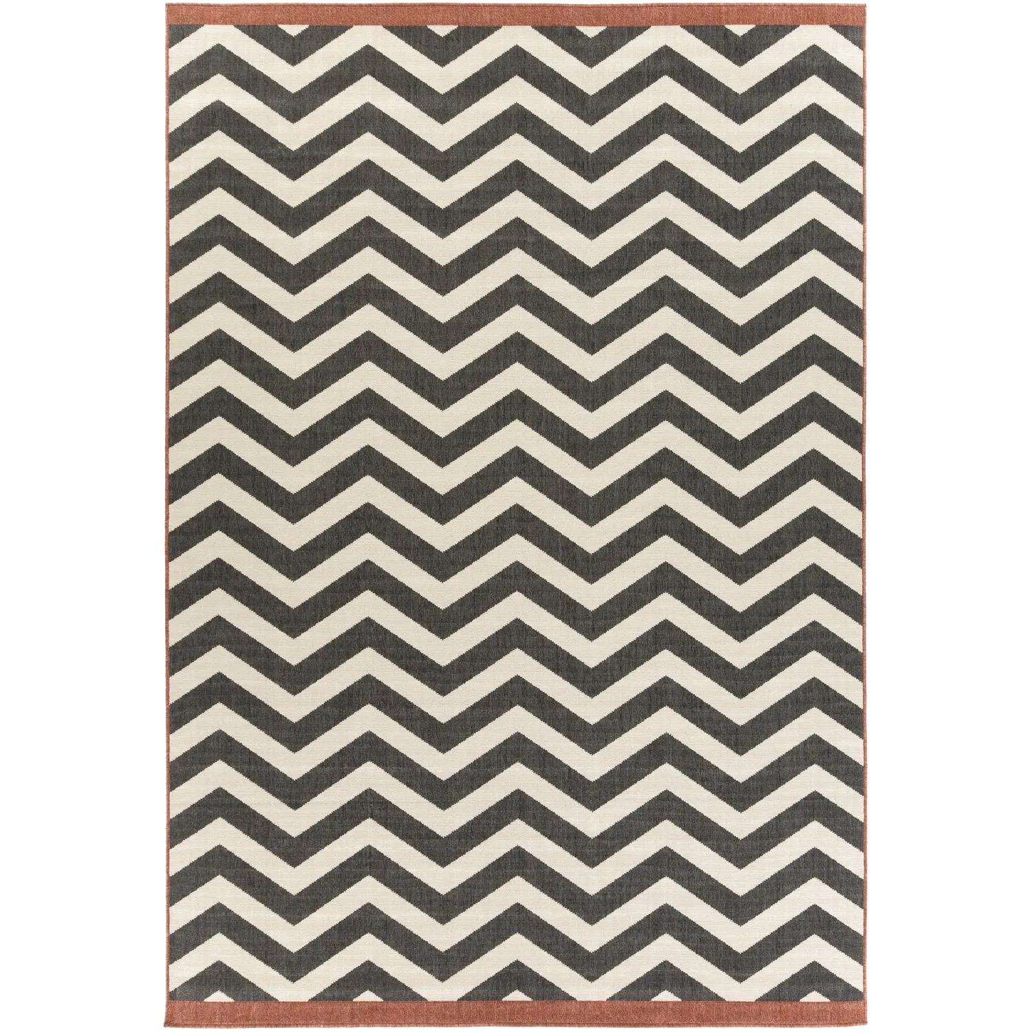 Alfresco Beige & Black Rug