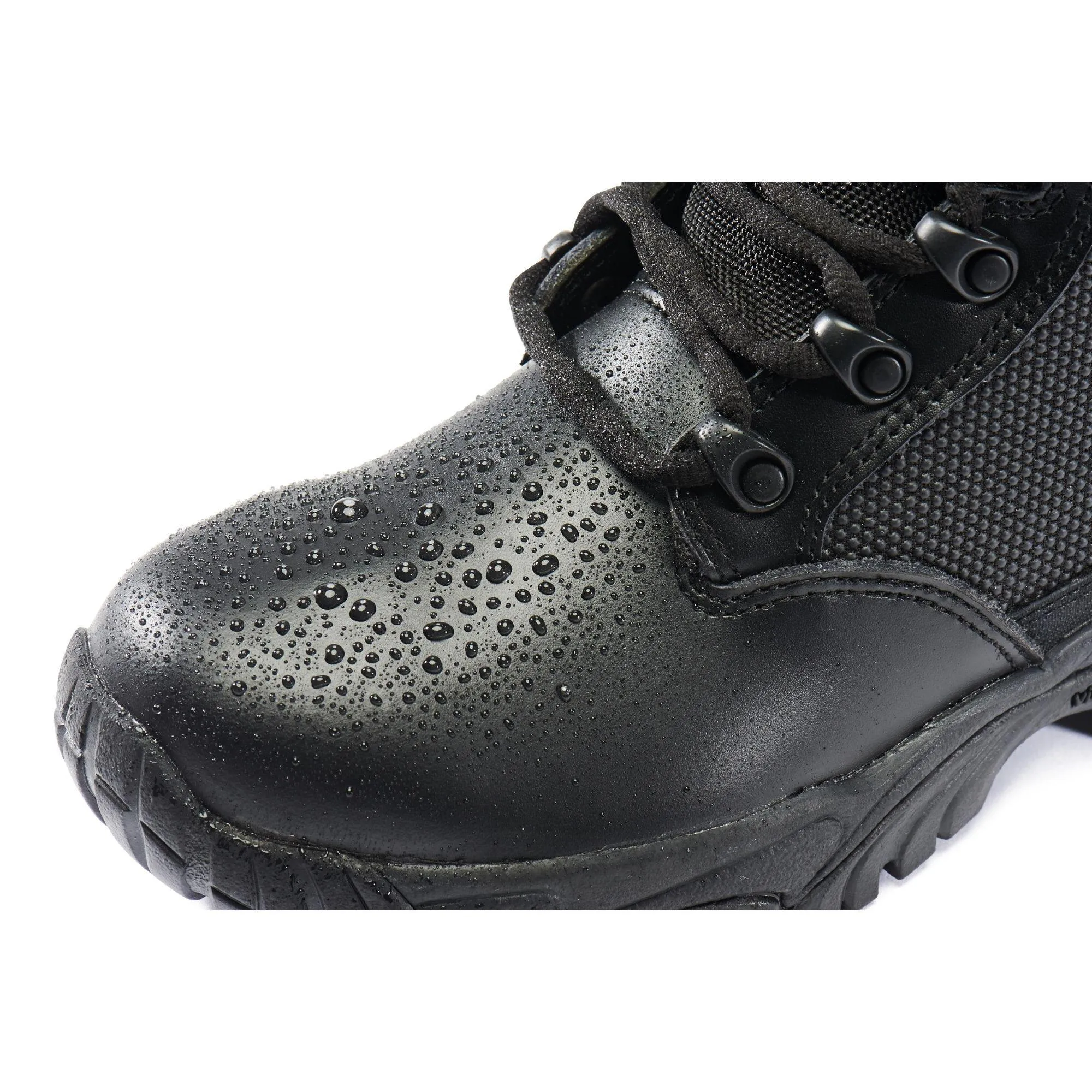 [ALL MUST GO CLEARANCE SALES] ALTAI® 6" Black Waterproof Tactical Boots with Leather Toe (MFT100-S)