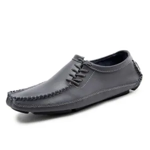 Angelo Ricci™ Breathable Lightweight Leather Mocassin