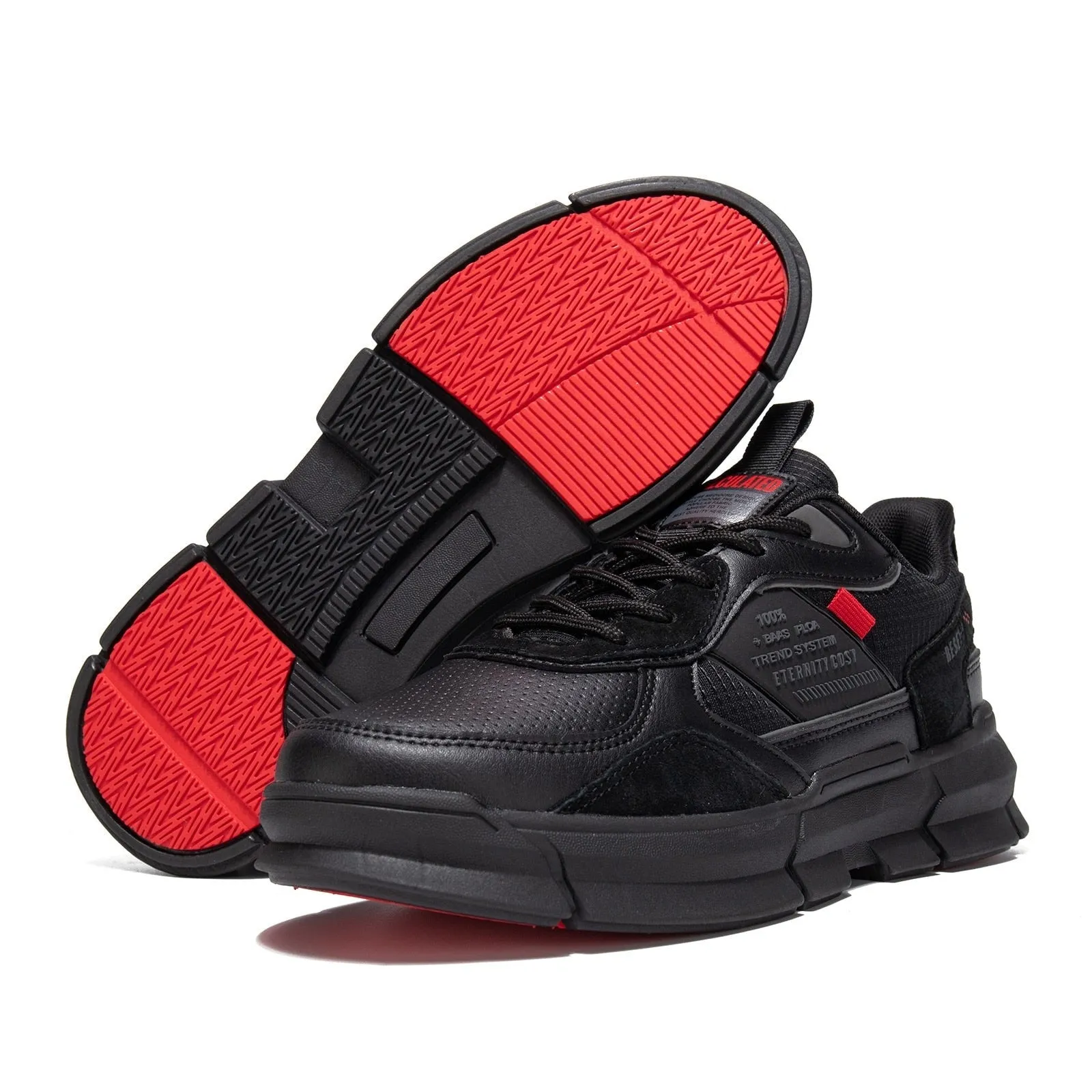 Angelo Ricci™ Designer Leather Lightweight Street Style Sneakers