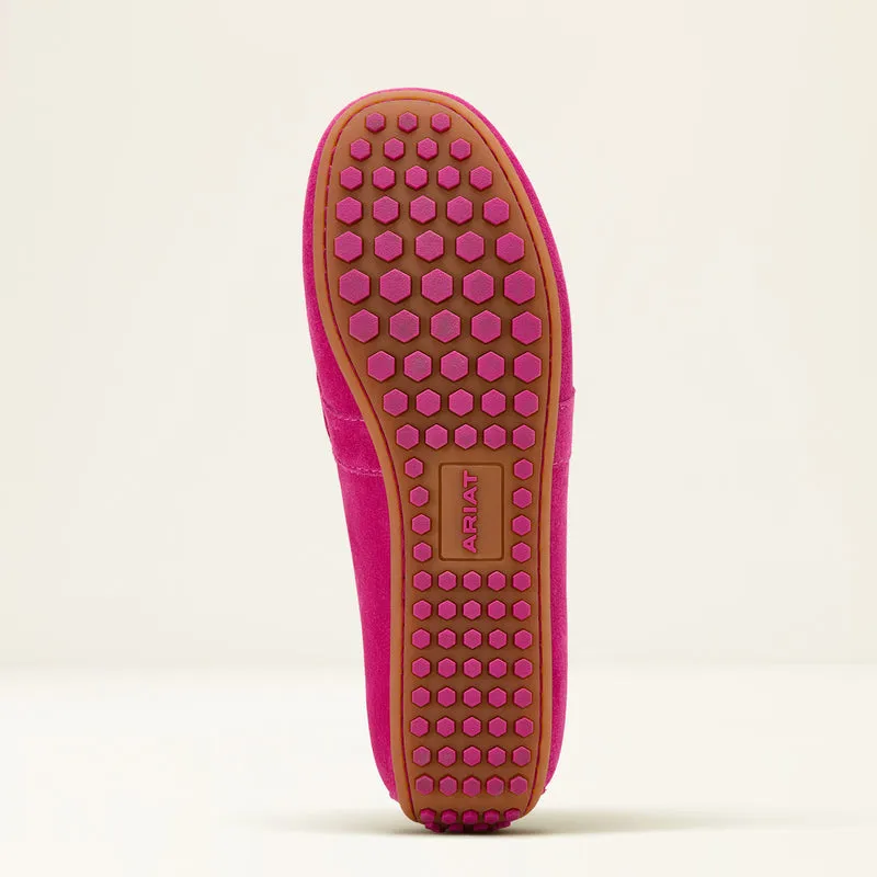Ariat Women's Selene Driving Shoe Hot Pink Suede
