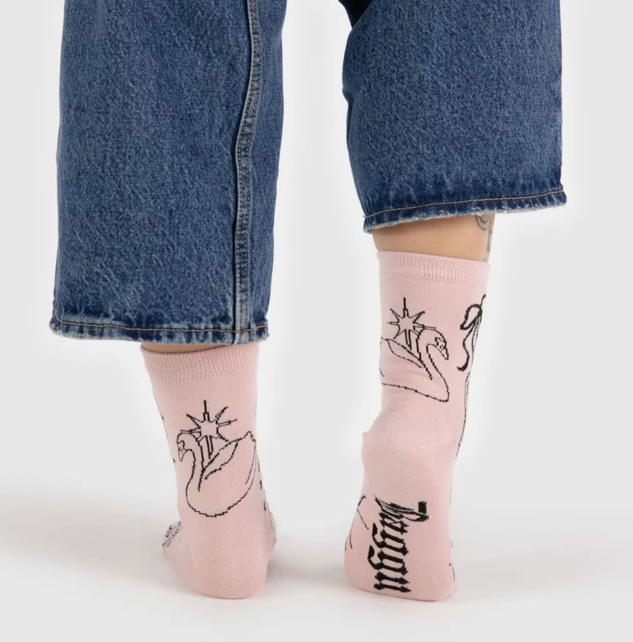 Baggu - Crew Sock (Ballet Icons)
