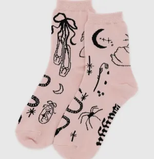 Baggu - Crew Sock (Ballet Icons)