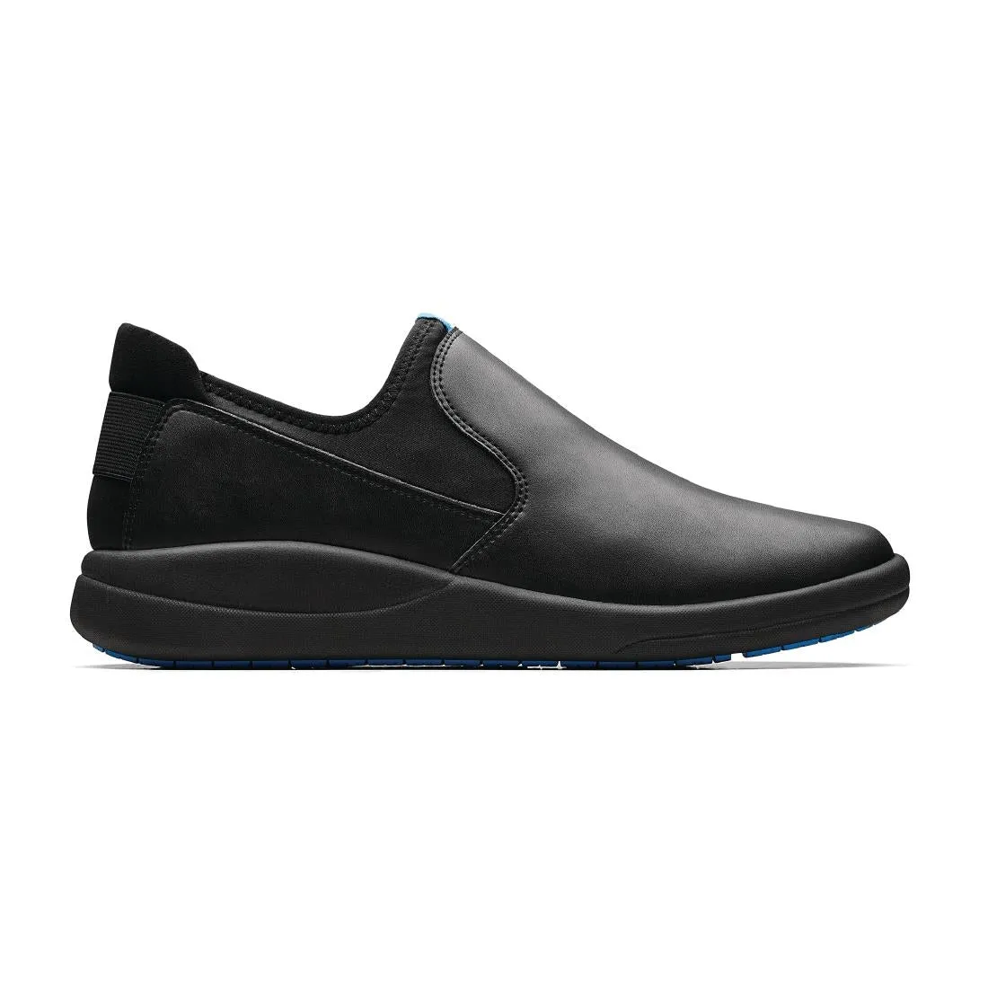 BB741-43 WearerTech Vitalise Slip on Shoe Black/Black with Modular Insole Size 43