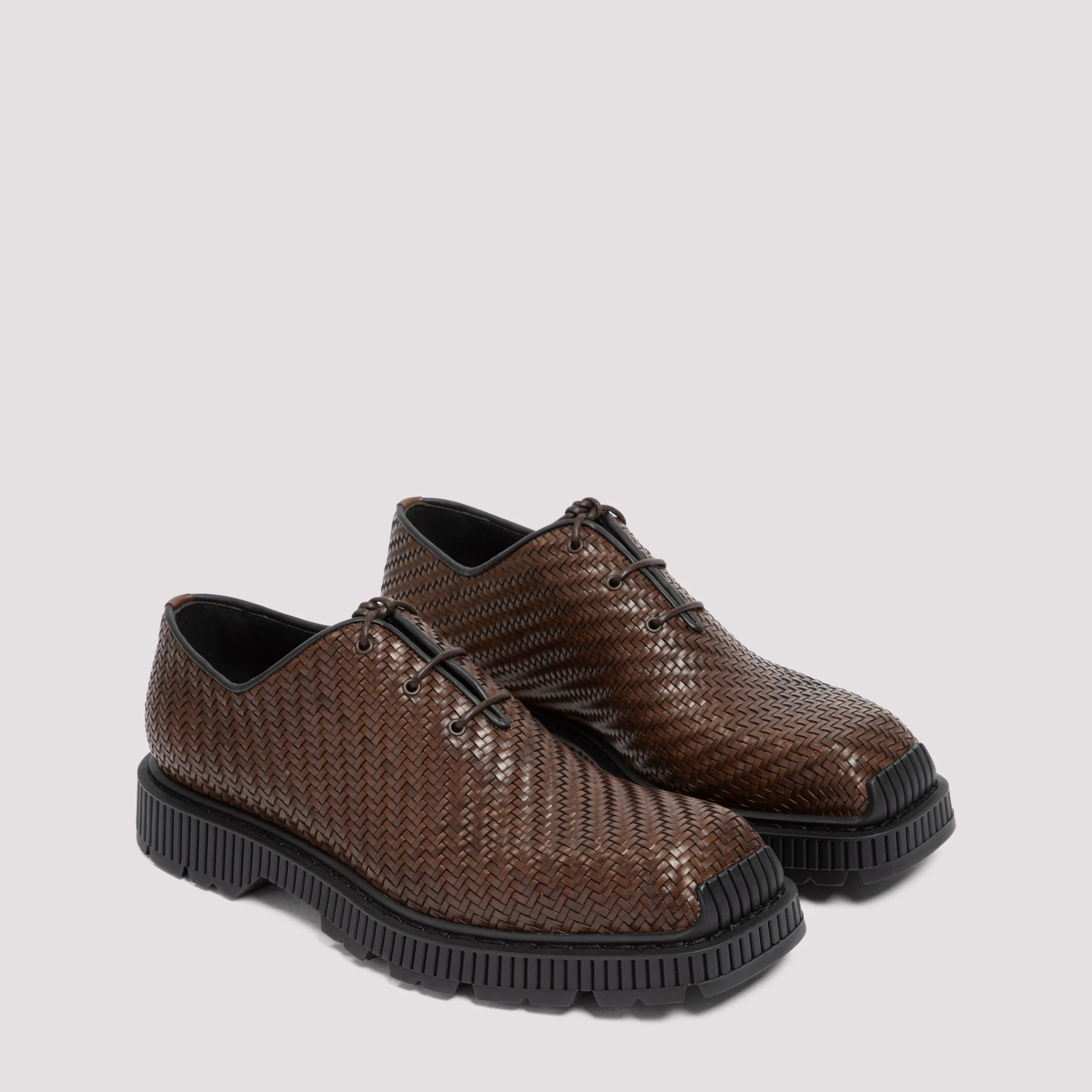 Berluti Woven Effect Lace-Up Shoes