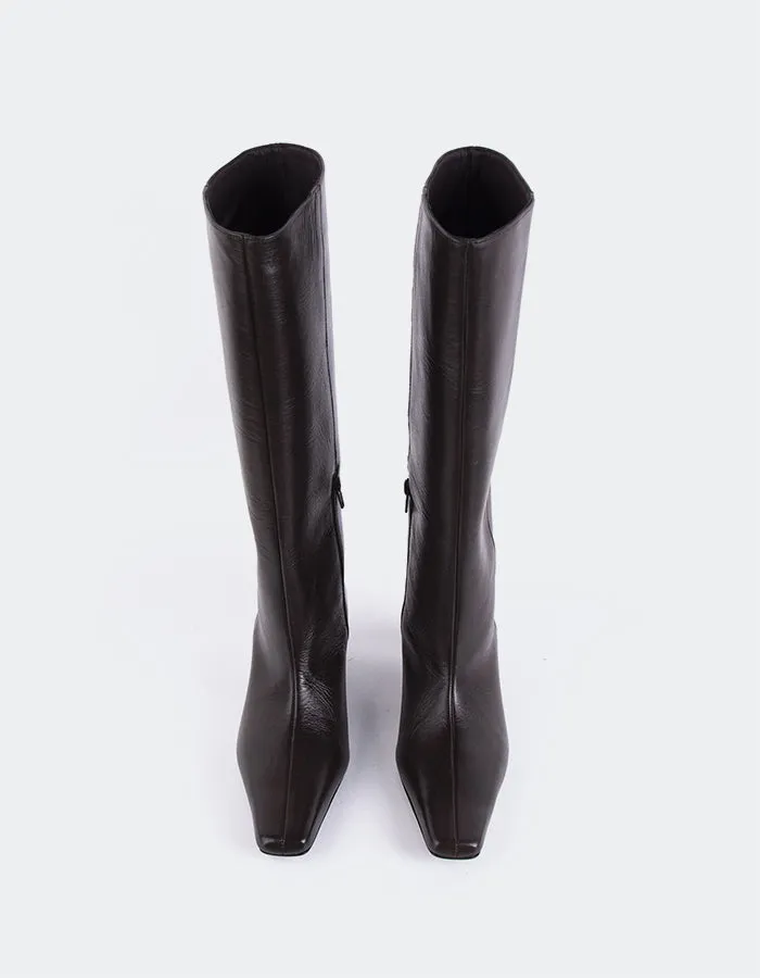 Blanzy Brown Leather