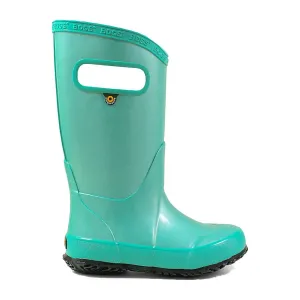 'Bogs' Kids' Rainboot Metallic Plush - Turquoise