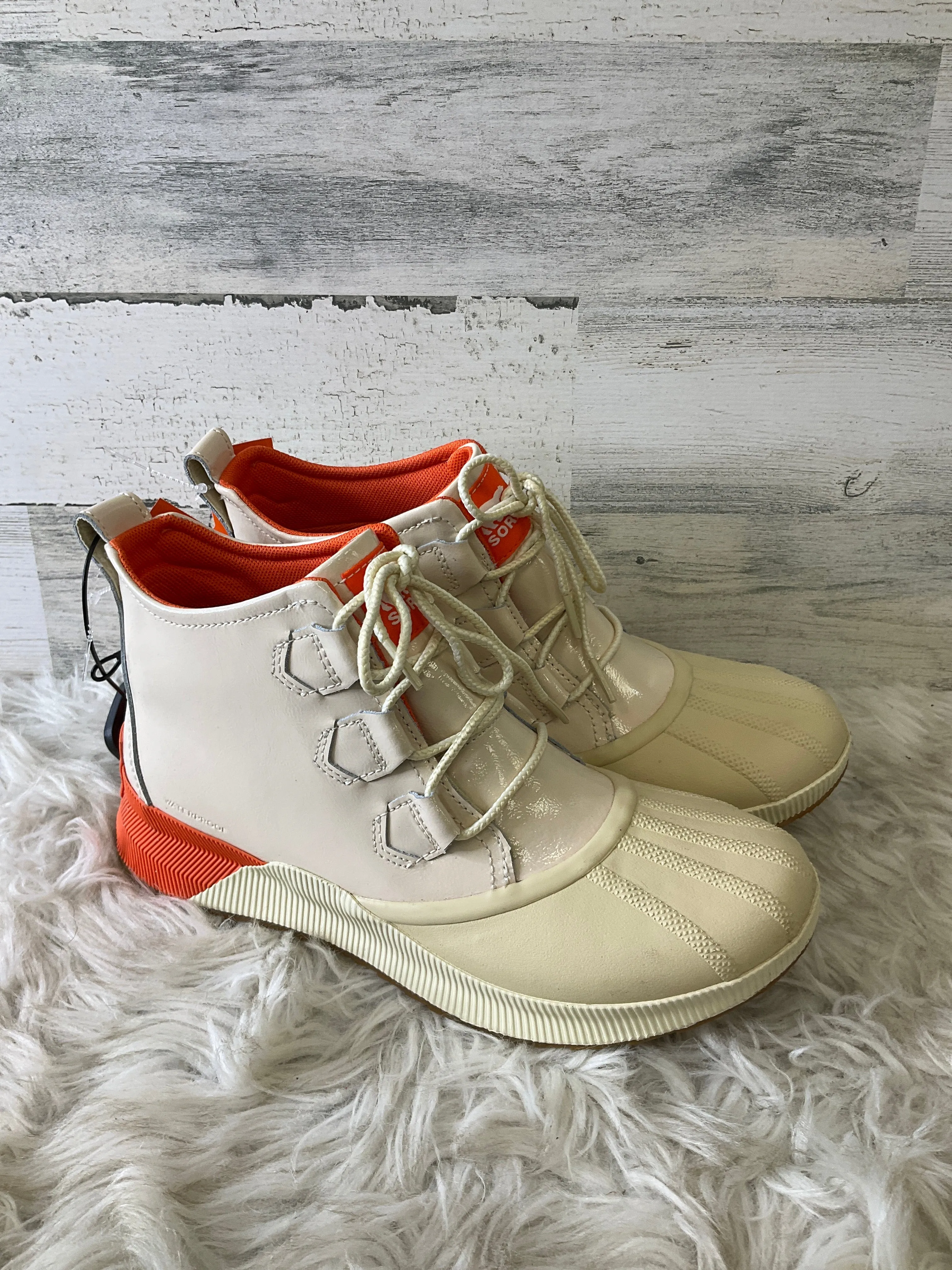 Boots Rain By Sorel In Ivory, Size: 11