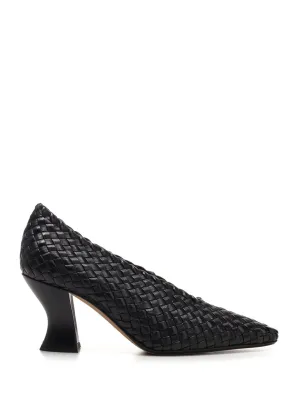 Bottega Veneta Woven Almond Pumps