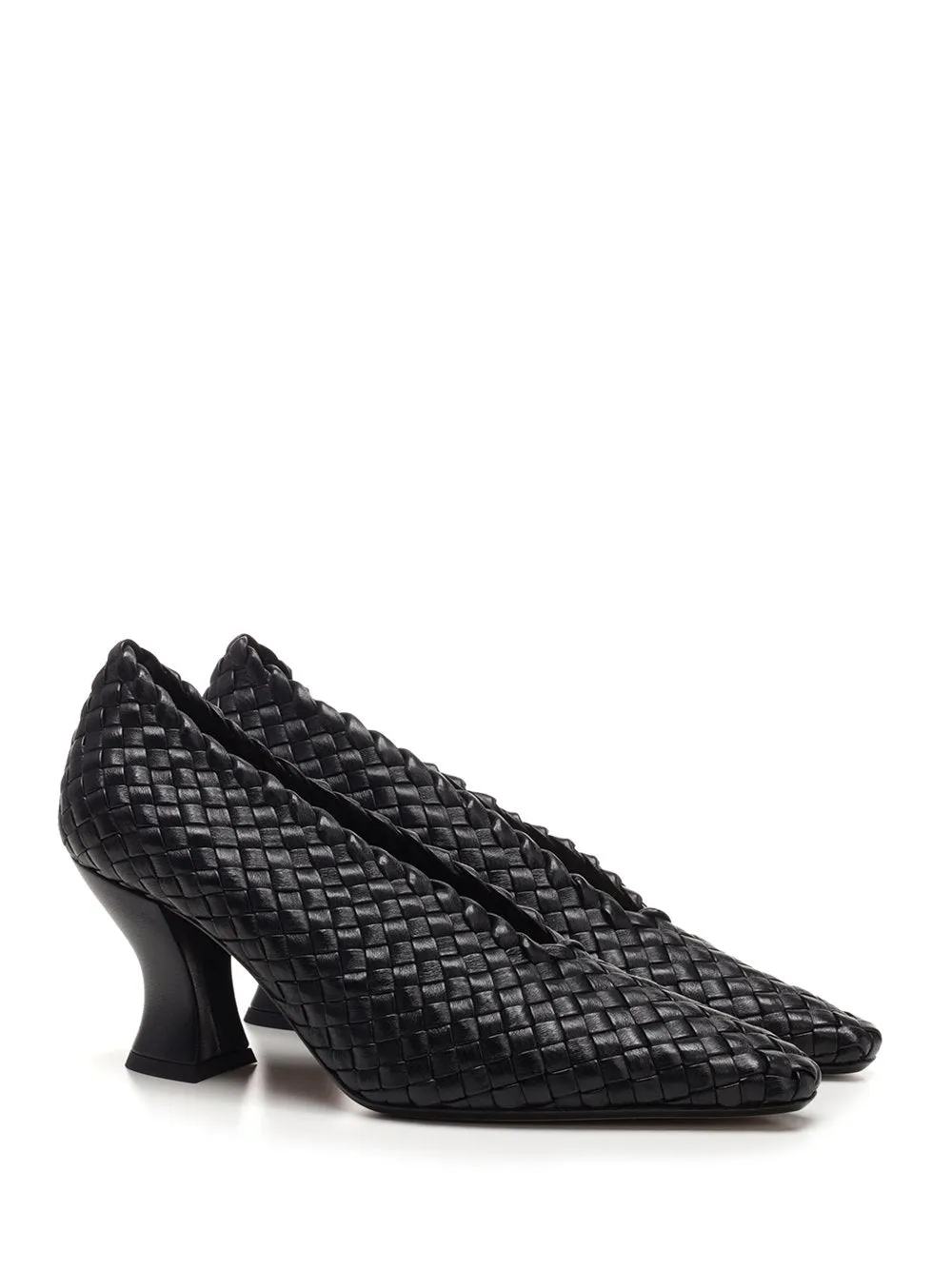 Bottega Veneta Woven Almond Pumps