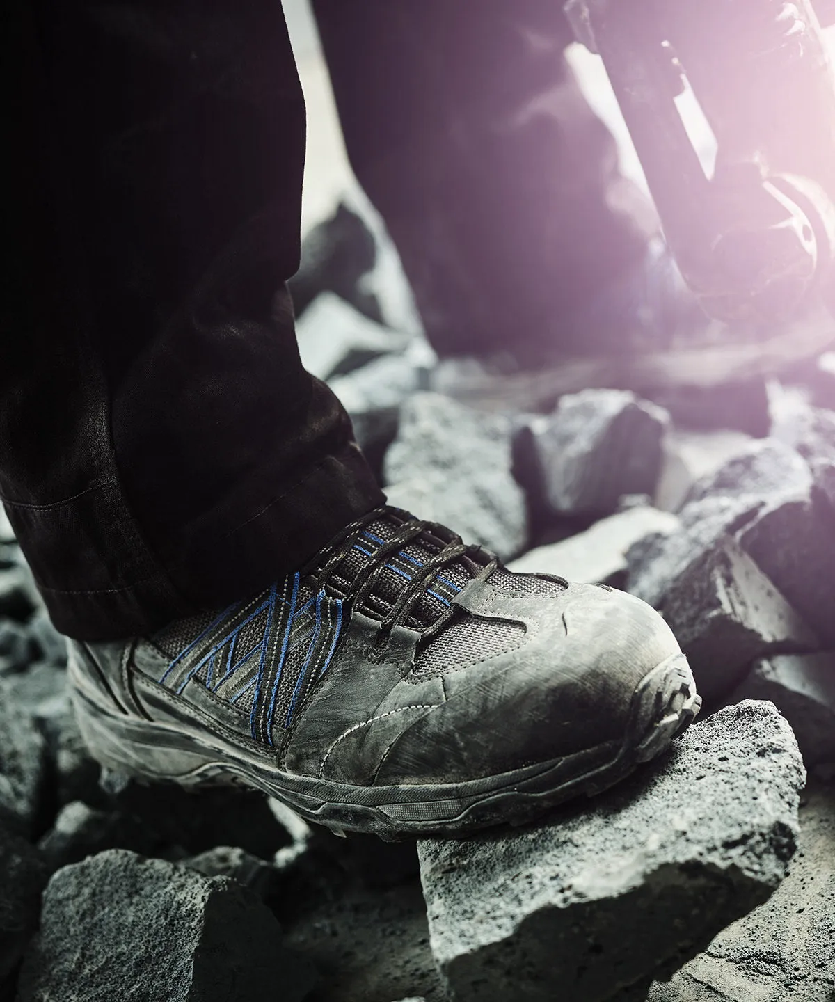 Briar/Oxford Blue - Claystone S3 safety hiker boot