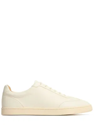 Brunello Cucinelli   Smooth leather elegant sneakers 