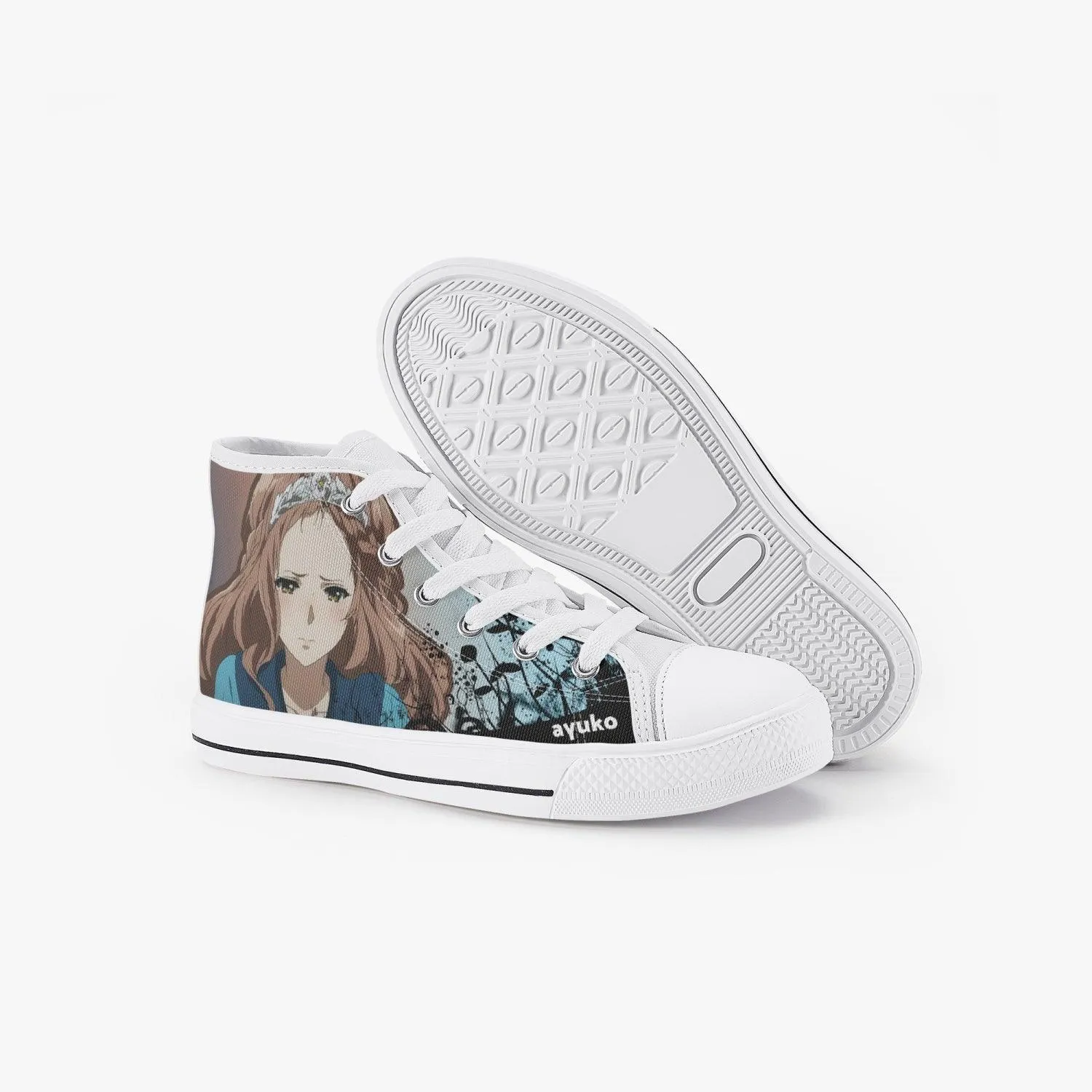 Charlotte Kids A-Star High Anime Shoes inspired by Violet Evergarden