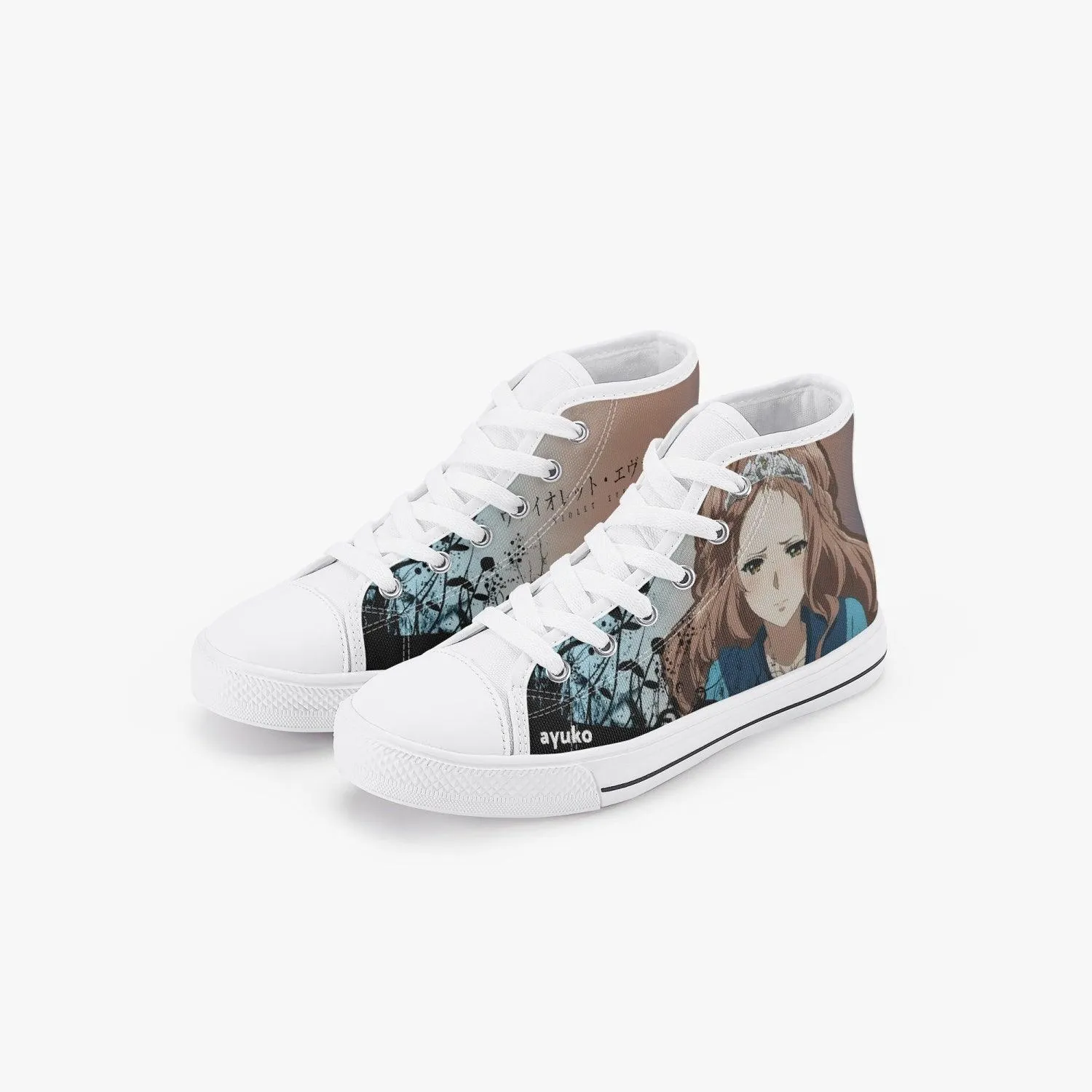 Charlotte Kids A-Star High Anime Shoes inspired by Violet Evergarden