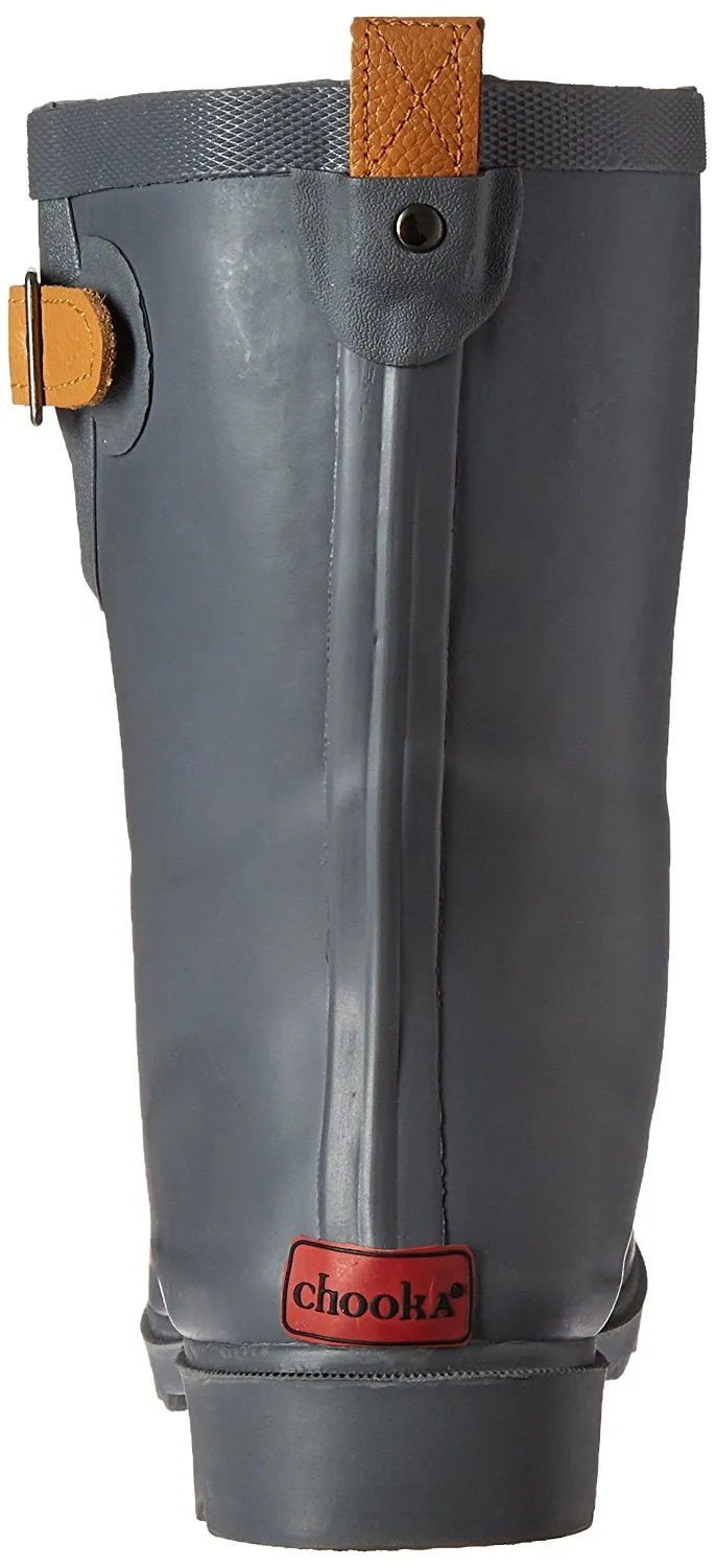 Chooka Womens' Waterproof Top Solid Mid Rain Boot