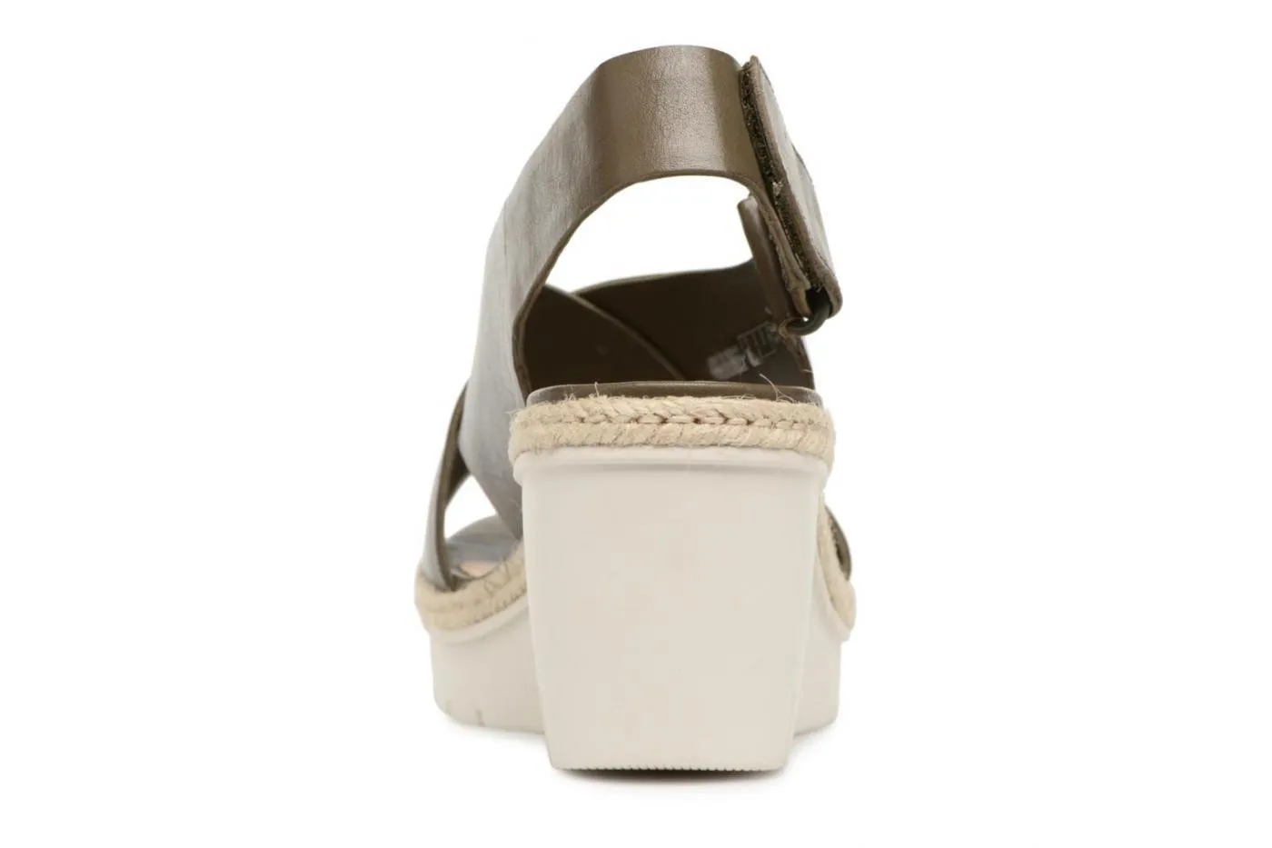 Clarks Espadrilles Palm Glow Womens Khaki leather
