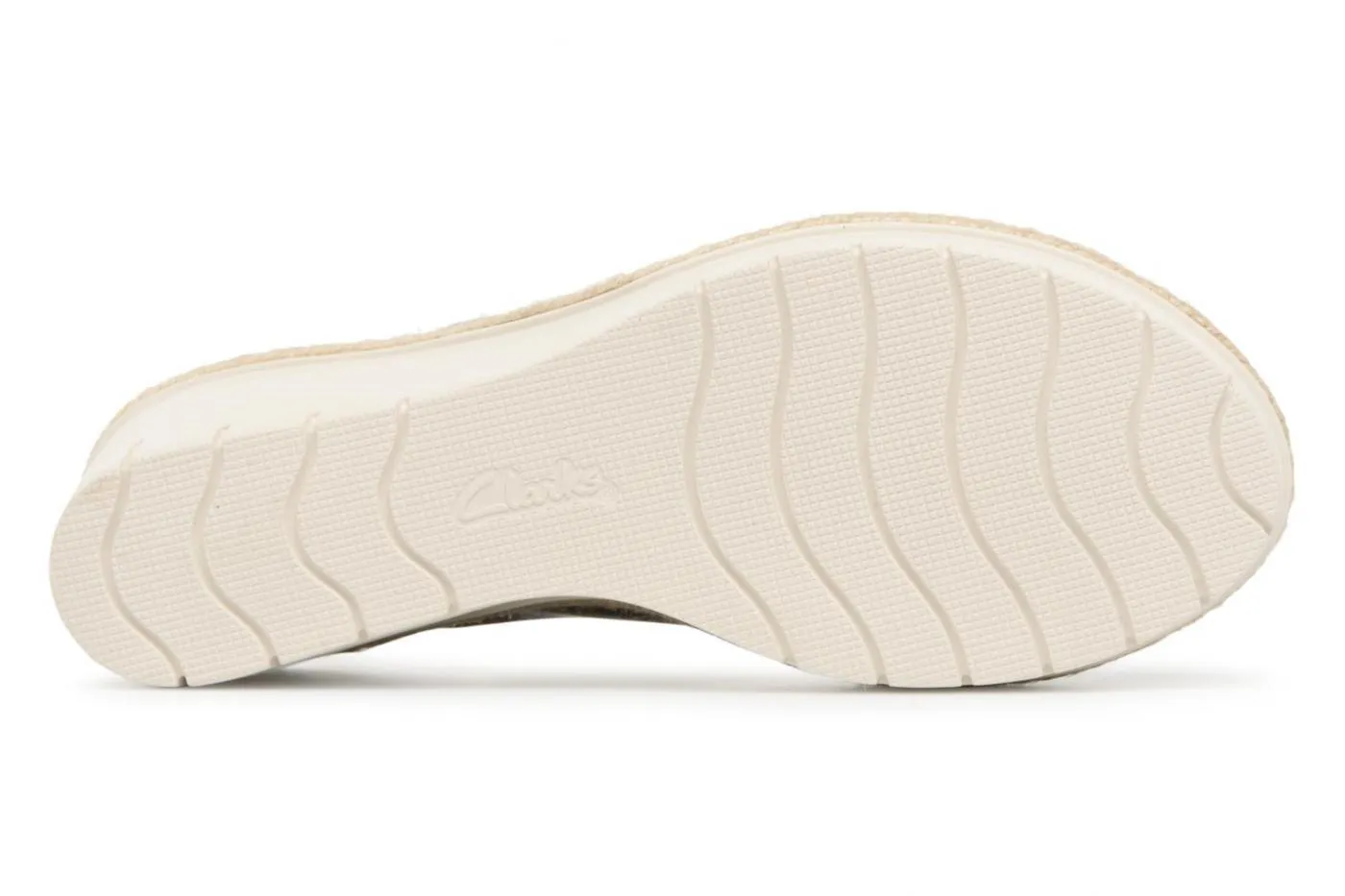 Clarks Espadrilles Palm Glow Womens Khaki leather