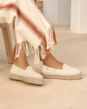 Coarse Woven Canvas Double Sole Espadrilles - G50D0 - Yucatán Natural