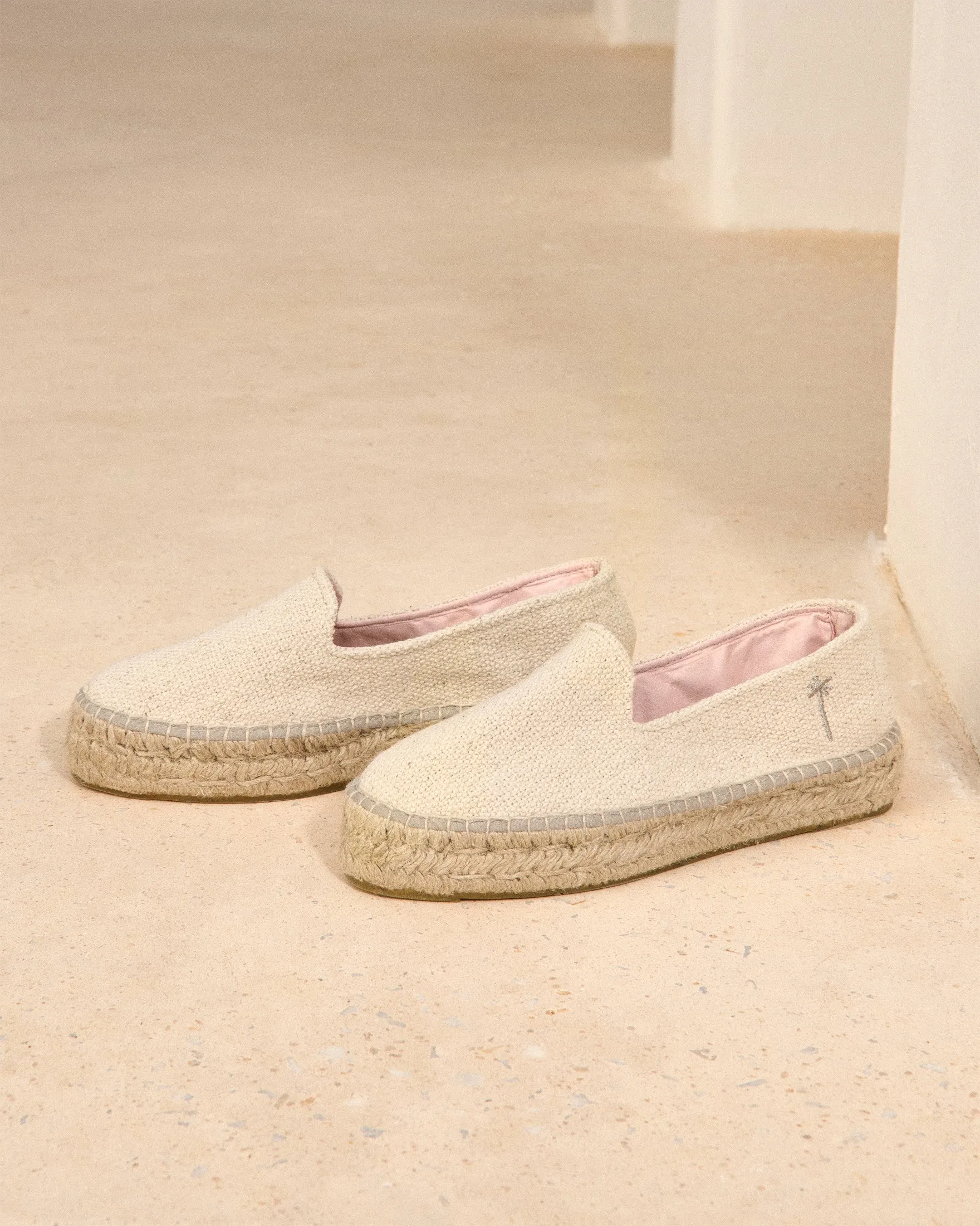 Coarse Woven Canvas Double Sole Espadrilles - G50D0 - Yucatán Natural