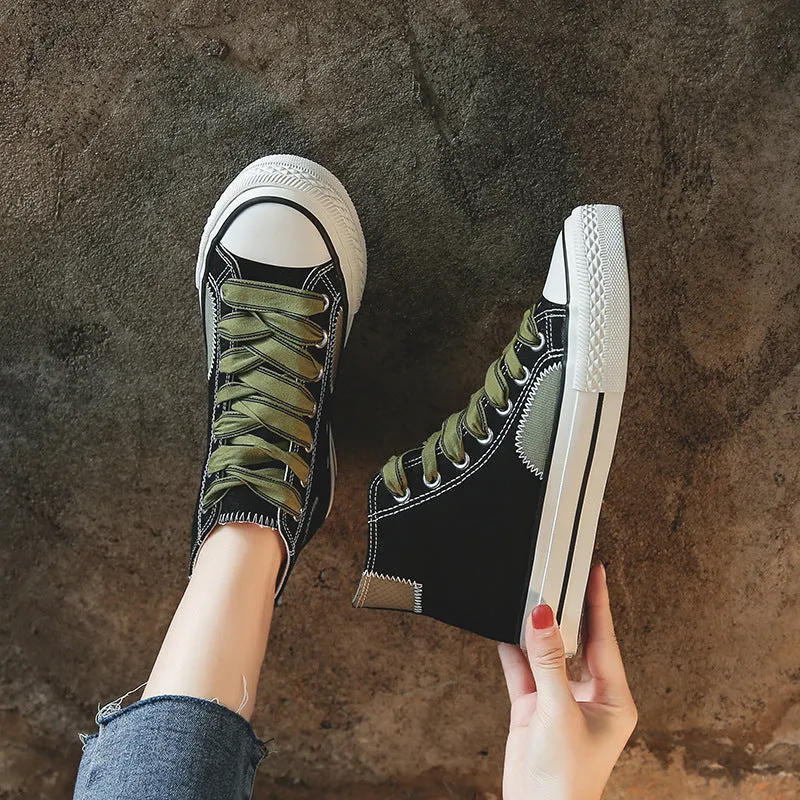 Creative Beautiful Women's Spring Beggar Female Canvas Shoes