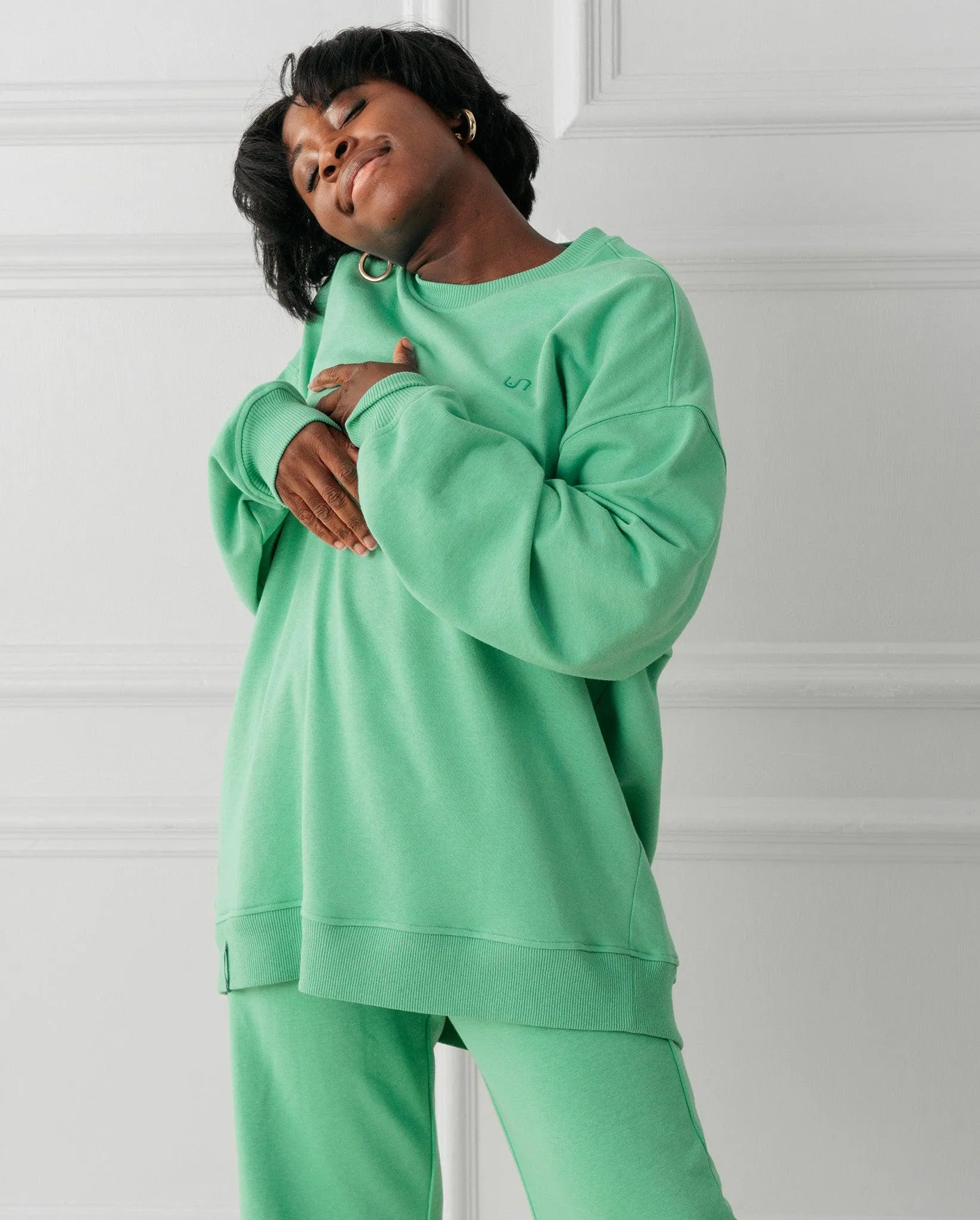Crew Neck Sweat Green