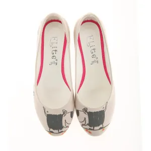 Cute Dog Ballerinas Shoes 1114