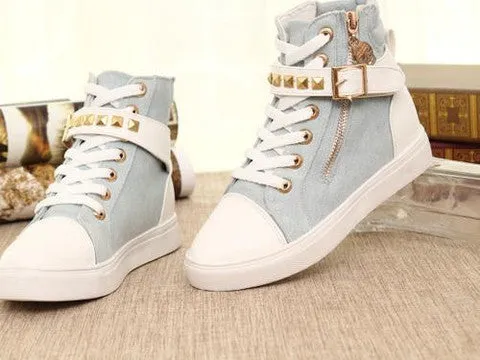 CUTE FASHION HOT ZIPPER CANVAS SHOES