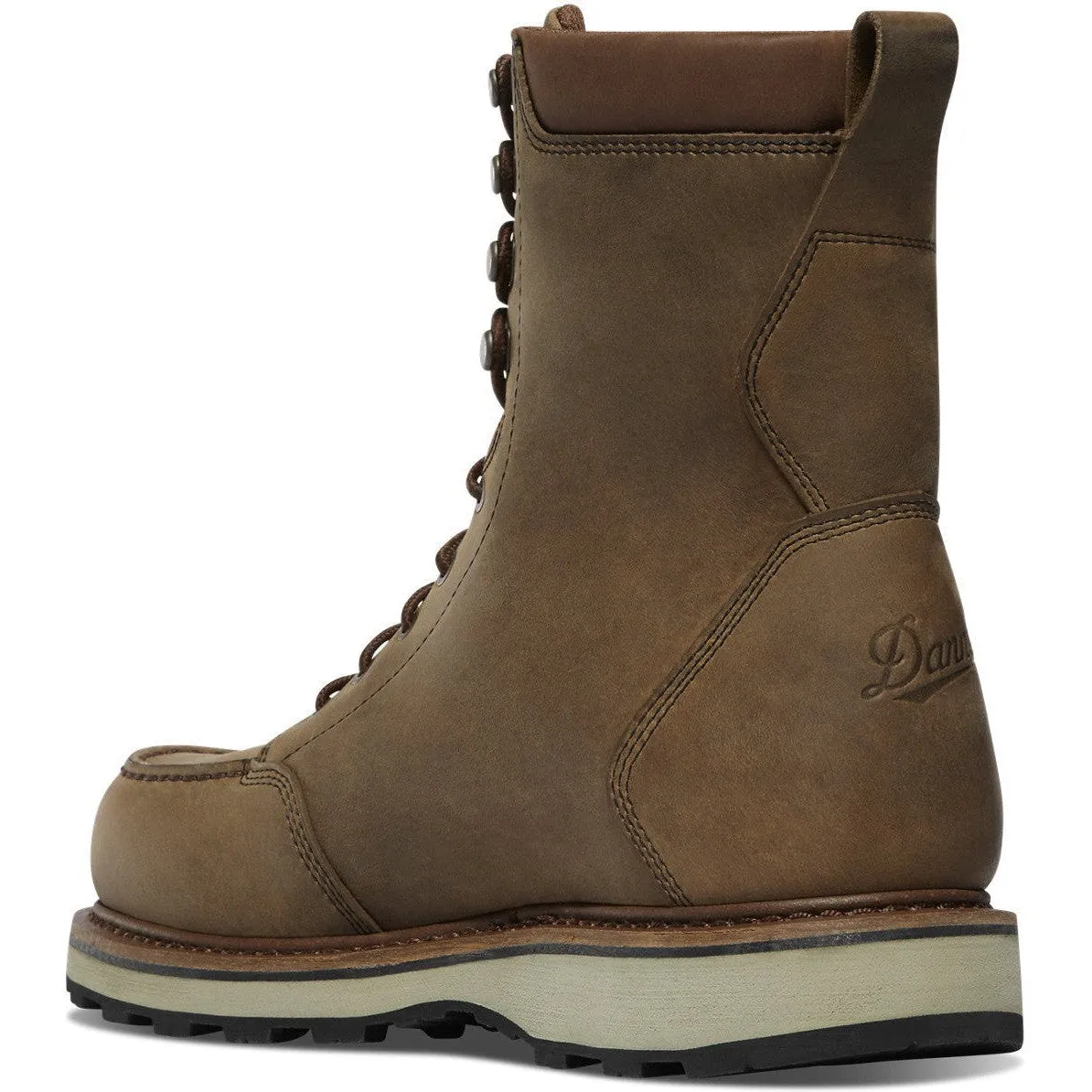 Danner Men's Cedar River 8" Moc Toe WP Hunt Work Boot -Brown- 14304