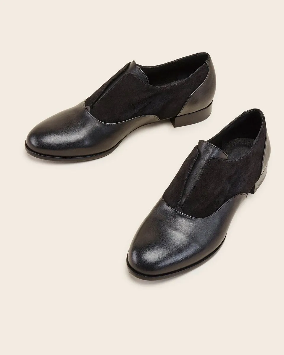 Derbies En Cuir Eryne - Noir