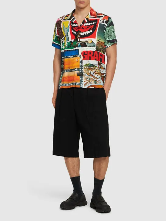 Deva States   Nusa Souvenir printed short sleeve shirt 