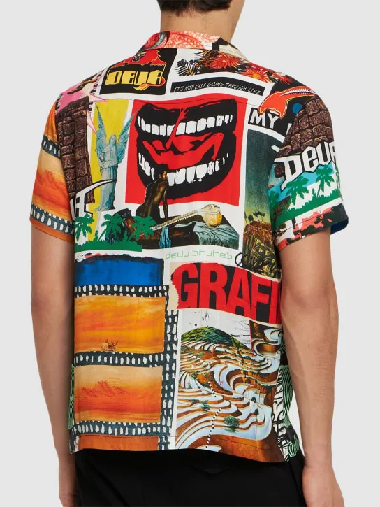 Deva States   Nusa Souvenir printed short sleeve shirt 