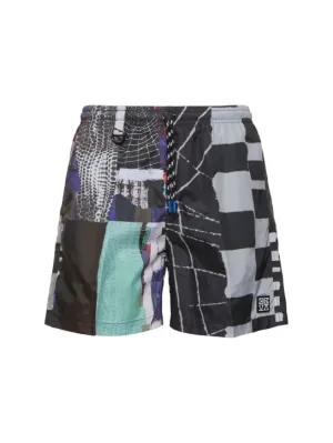 Deva States   Particula printed nylon shorts 