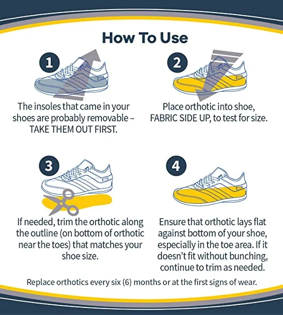 Dr. Scholl's Knee Pain Relief Orthotics // Immediate and All-Day Knee Pain Relief Including Pain from Runner’s Knee (for Men's 8-14)