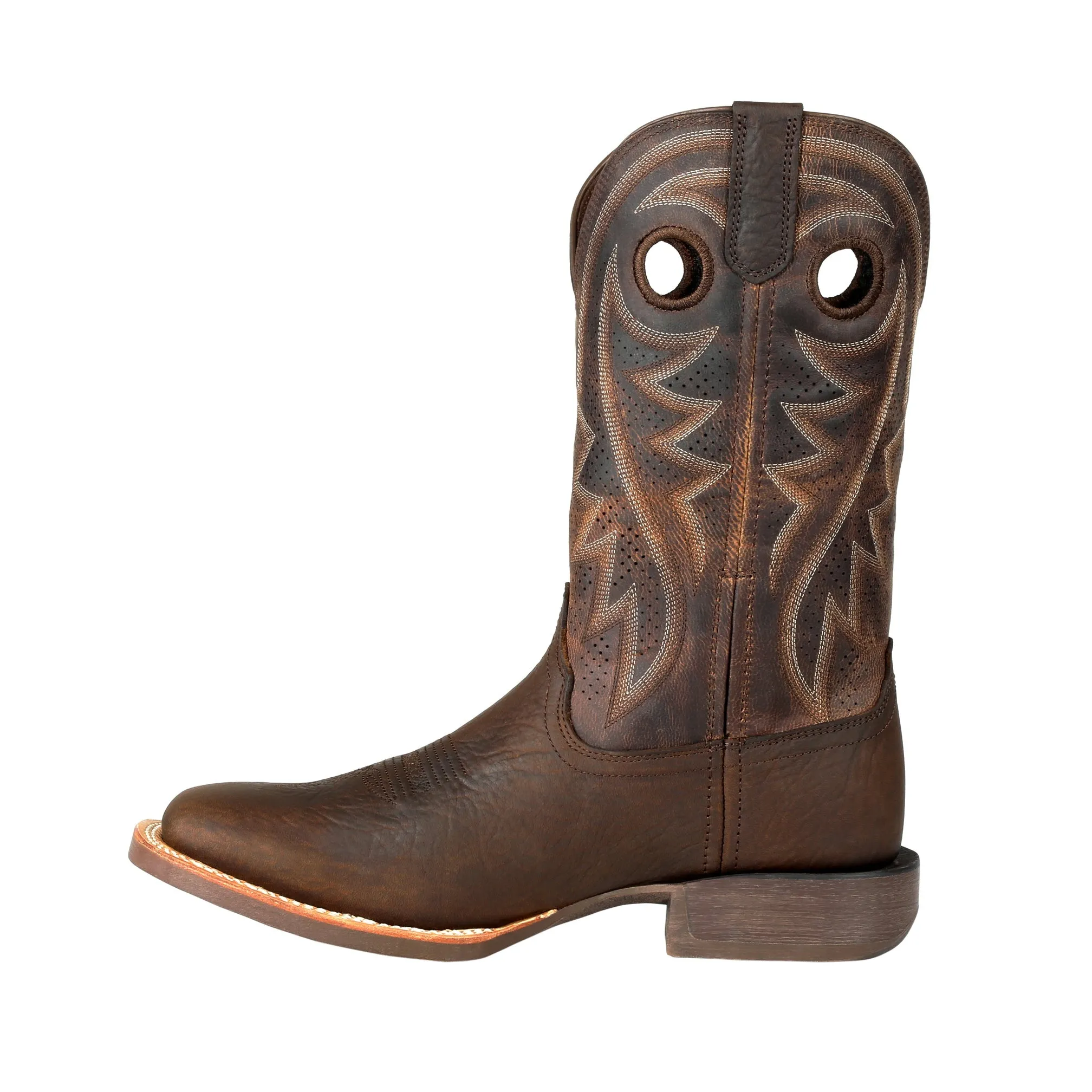 Durango Men's Rebel Pro Bay Brown Ventilated Leather Square Toe Boot DDB0264
