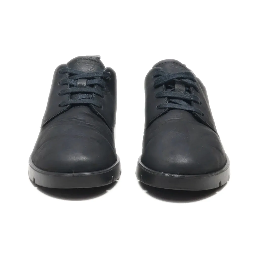 Ecco Lace Ups Canvas Black Colour For Women