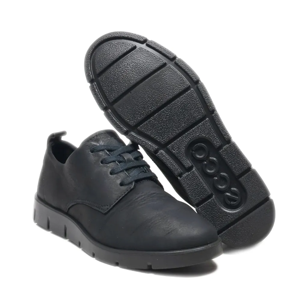 Ecco Lace Ups Canvas Black Colour For Women