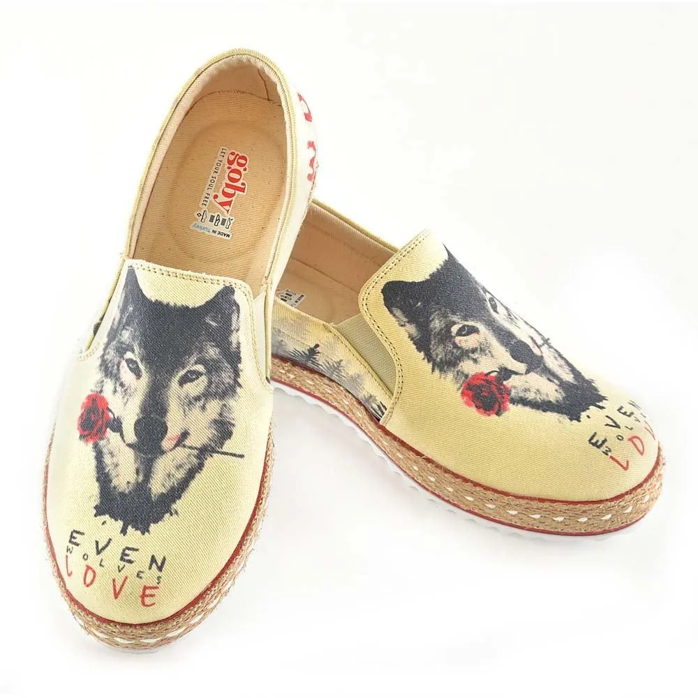 Even Wolves Love Slip on Sneakers Shoes HV1571