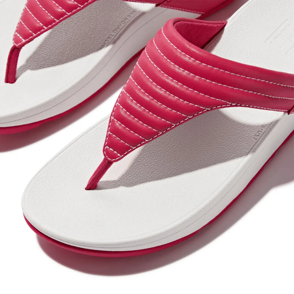 FitFlop x Song Hye Kyo <br>LOTTIE Contrast-Stitch Padded Toe-Post Sandals